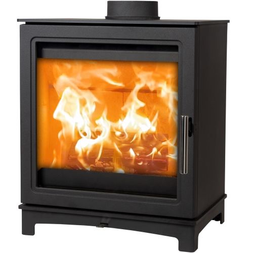 <b>GRISEDALE </b>• 5KW ECO Design  Wood only stove • Efficiency 80.4% • HxWxD - 590x490x332mm  |